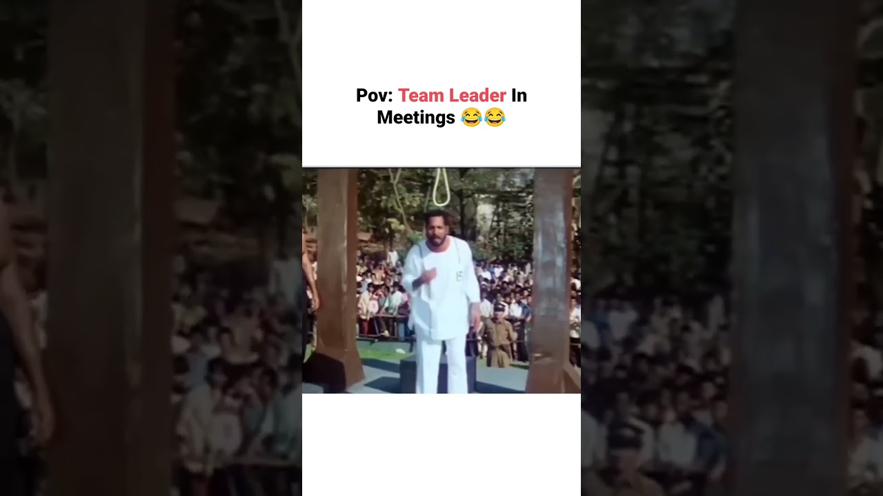 POV: Team Leader Situation🤣🤣 