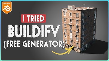 I Tried BUILDIFY for the First Time | Free Blender Tool