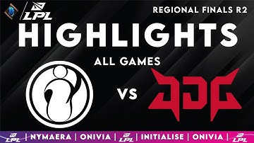 IG vs JDG Highlights ALL GAMES | LPL Regional Qualifier 2025 | Invictus Gaming vs JD Gaming