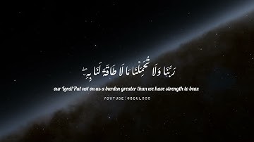 لا يكلف الله نفساً إلا وسعها بصوت القارئ عبد العزيز الزهراني | حالات واتساب قرآن 🎧🤍