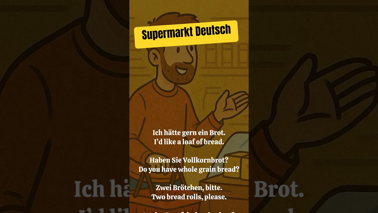 German shopping made easy! Learn key phrases for the bakery & deli 🍞🧀