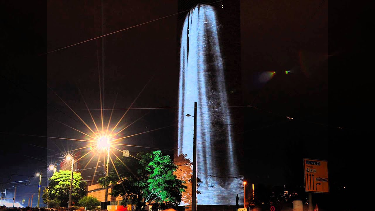 Waterfall Lichtfest Leipzig 2014
