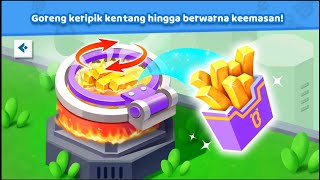 BELAJAR LANGKAH-LANGKAH MEMASAK MAKANAN CEPAT SAJI KERIPIK KENTANG GORENG | BABYBUS INDONESIA screenshot 1
