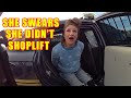 Does She Really Think She Can Get Away with Shoplifting from Walmart?