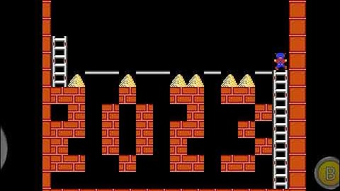 Lode Runner (NES/FC) - Edit Mode - Level 2023