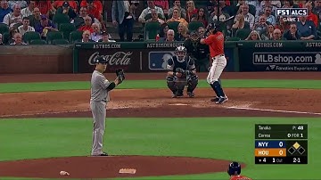 Carlos Correa RBI Single vs Yankees | Astros vs Yankees Game 1 ALCS