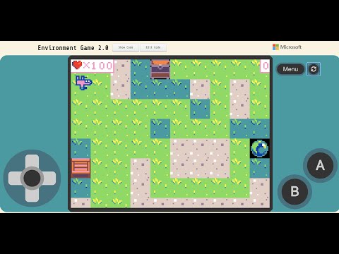 Makecode Arcade Environment Game 2.0 Trailer