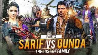 SARIF VS GUNDA ? PART 3 || SEASON 4  | THE WAR FOR FAMILY ? | FREE FIRE SHORT FILM || RISHI GAMING