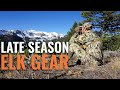 Trail Kreitzer's 2020 Late Season Elk Gear List