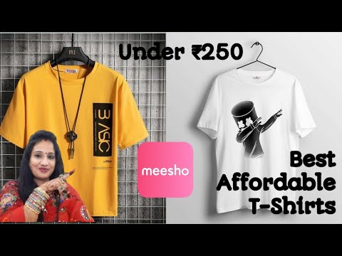 Meesho T-Shirt Review || Men's Shopping Haul || Meesho Mens Haul ...