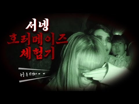 살면서 처음으로 <strong>호러메이즈</strong> 체험해봤어요