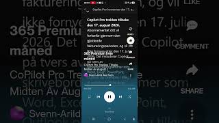 CoPilot Pro Trekkes Tilbake Midten Av August 1 #LittleBitNat SUNO @svenn-arild @Microsoft365