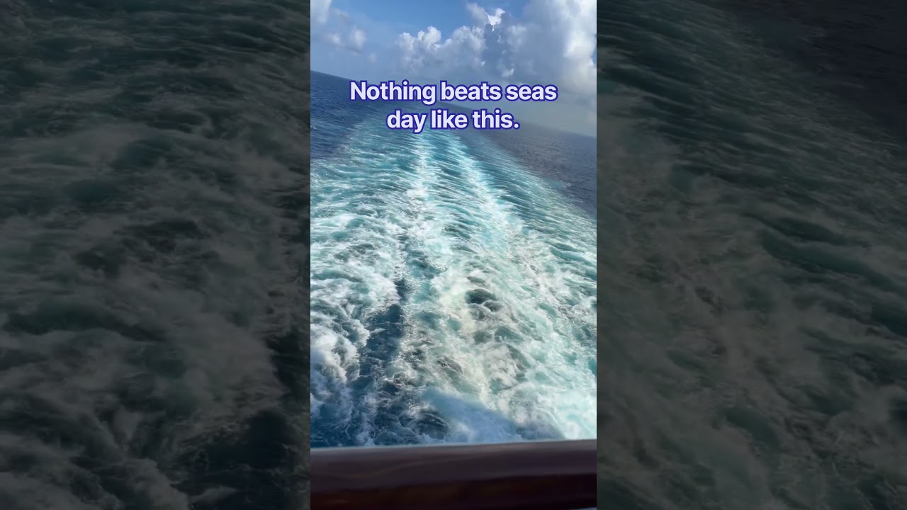 Nothing beats seas day like this, #cruise #cruiselife #cruisevacation