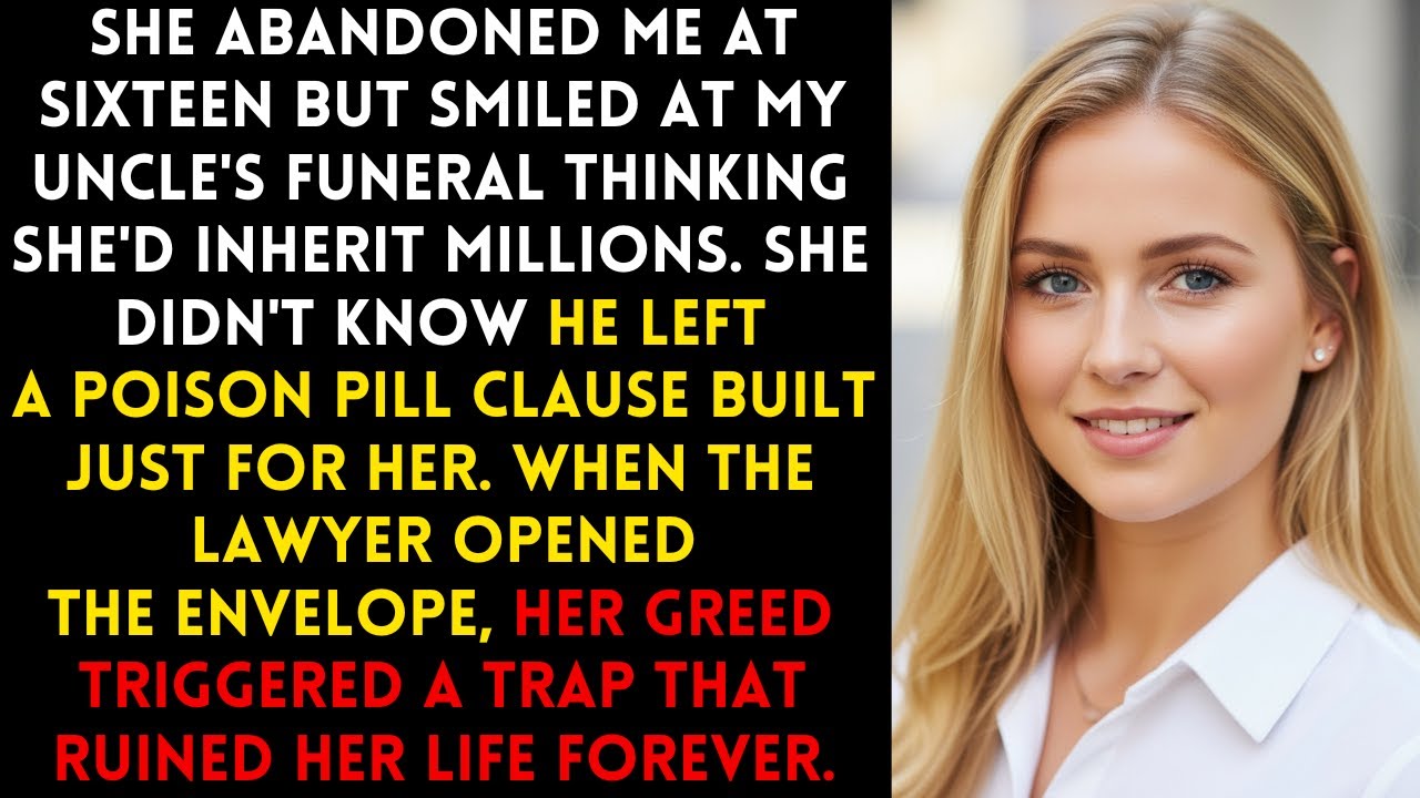 Моя мама бросила меня в 16 лет — много лет спустя, на церемонии оглашения завещания дяди, от меня...