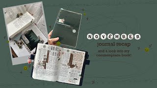 November journal flip through | Hobonichi, reading journal and commonplace book