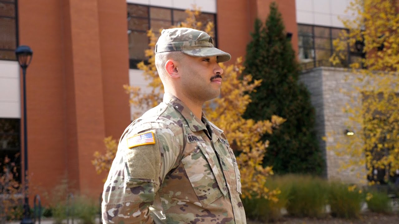 Serving the U.S.: UW-Eau Claire student Cliff Hayes