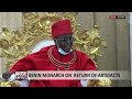 OBA OF BENIN ADDRESSES THE MEDIA ON THE RETURN OF ARTIFACTS - FULL PRESS CONFERENCE