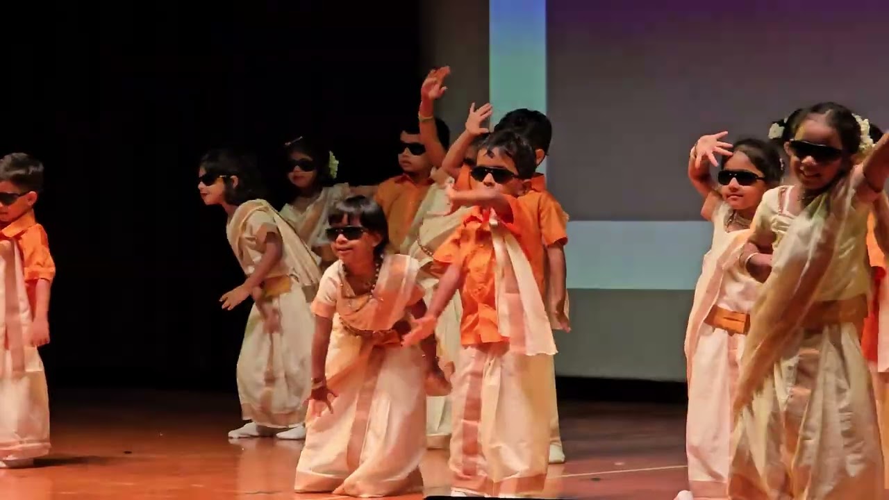 FristCry Intellitots preschool Annual Day Chaitra dances with her classmates.🤩😍💃🕺