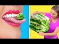 GIANT VS SMALL FOOD CHALLENGE! || Funny Food Challenges by 123 Go! Gold