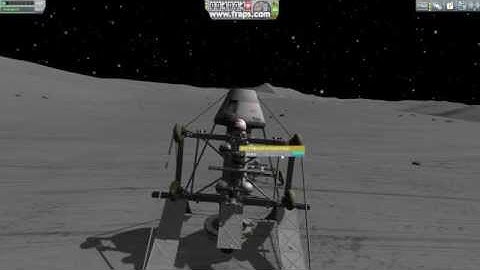 Kerbal Space Program: Munar Rover Deployment