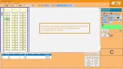 HTS600 Printer Software - How to select multiple markers & lines of a project