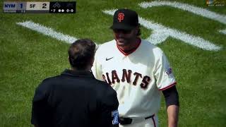 San Francisco Giants manager Tony Vitello ejected from game vs. New York Mets