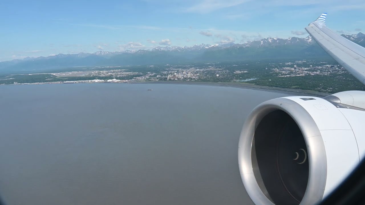 Condor A330-900neo "Sea" livery Departing Anchorage