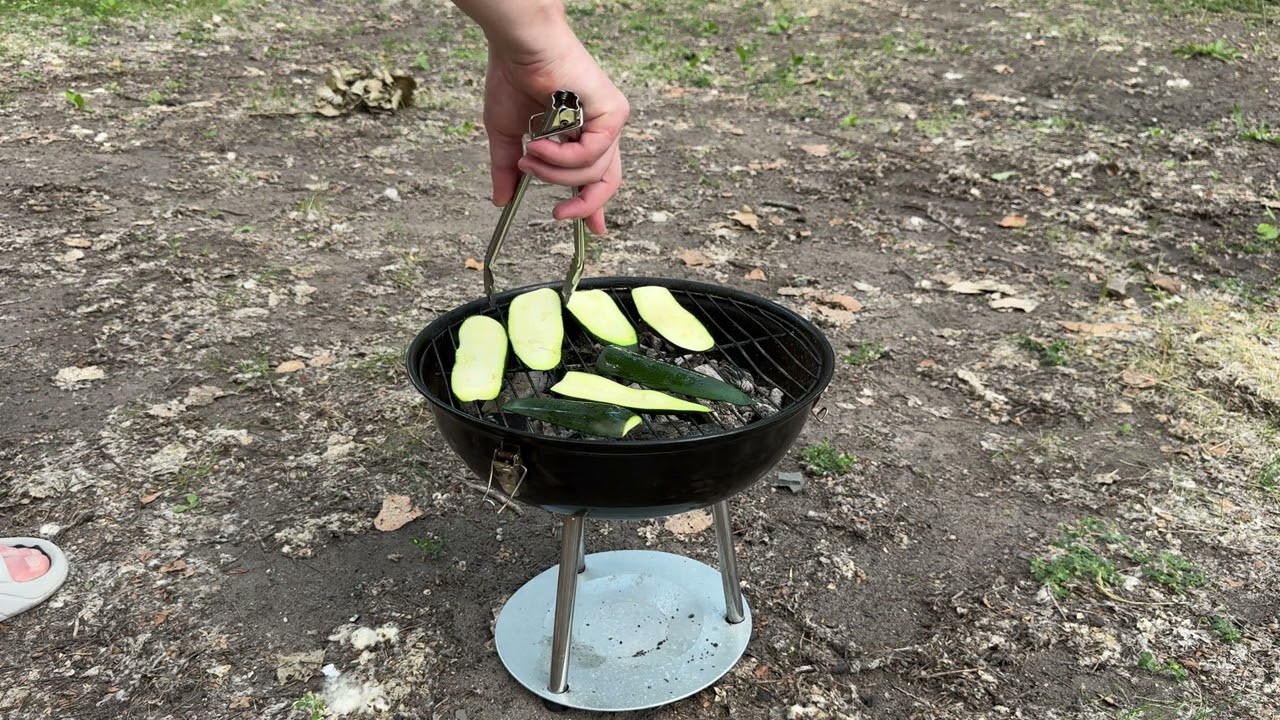 4K | Garlic Grilled Zucchini - Awesome Grilled Veggies!