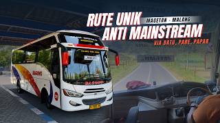 MAGETAN -  MALANG LEWAT JALUR YANG TIDAK BIASA⁉️ Trip Bus Bagong Madiun - Malang