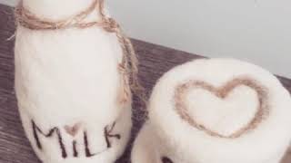 Needle felting props set for Newborn Photography