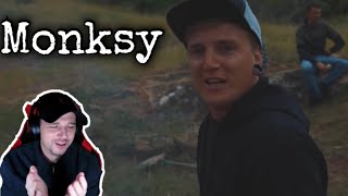 MONKSY - BACK IN TOWN - UK Reaction