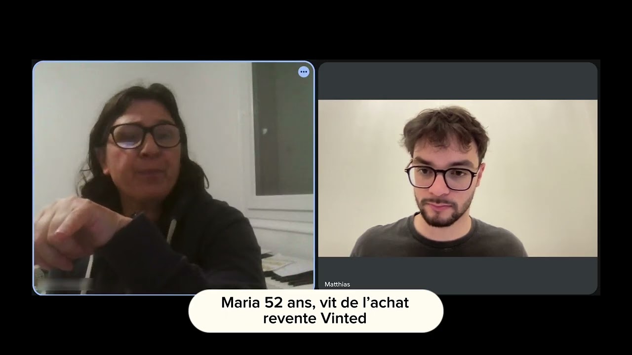 Maria 52 ans, vit de l’achat revente Vinted