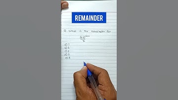 Remainder #maths#mathstricks #mathshorts #mathskills#gmat #quantitativeaptitude #mathspuzzle