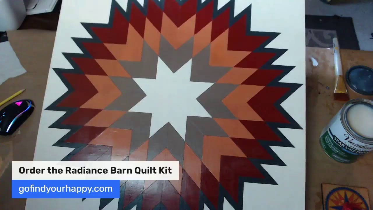 Sealing the Radiance Barn Quilt YouTube
