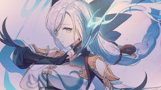 Shenhe Edit genshin Impact  Streets X Pour It Up sped Up