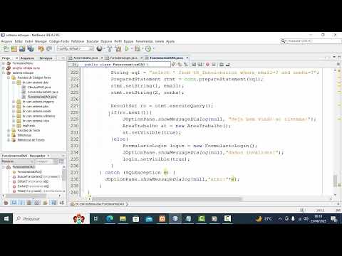 vídeo 48 -  implementando a tela de login e logando no sistema