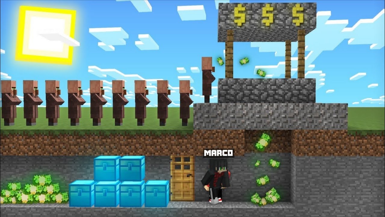 🔥MEN QISHLOQILARNI PULLARINI YASHIRINCHA OG'IRLADIM!!! | UZBEKCHA MINECRAFT