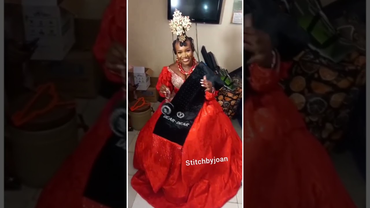 Efik bride, happy client.