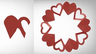 How to make easy paper snowflakes  | snowflake flower making with paper     | Artistic Kids Land screenshot 5