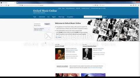 LSC540 Humanities Reference Instructional Video - Grove Music Online