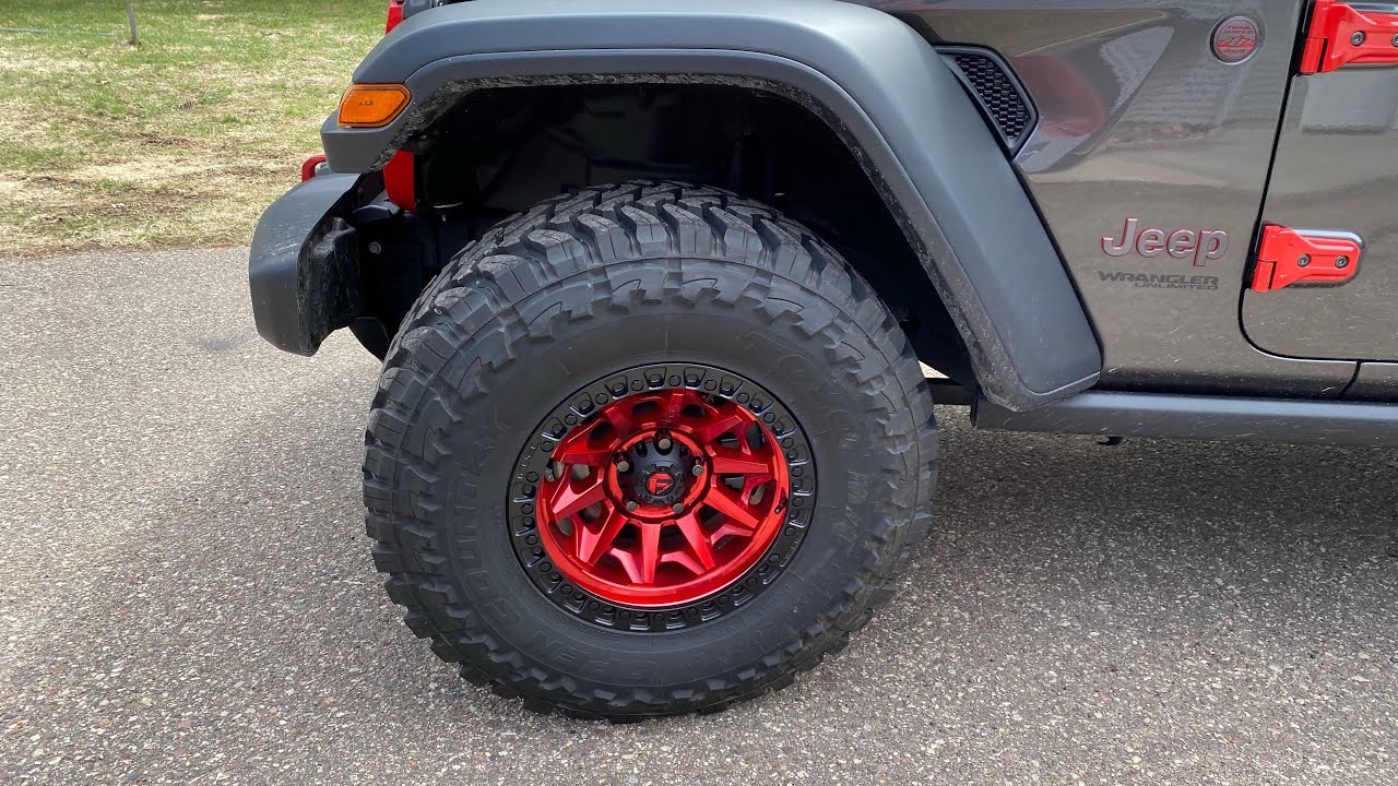 Fitting 35's on a Jeep Wrangler JL stock suspension YouTube