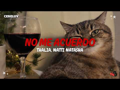 Thalia, Natti Natasha - I Don't Remember (Lyrics)
