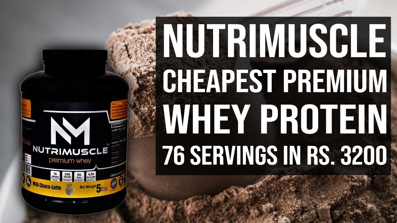 Nutrimuscle Cheapest & Effective Whey Protein Low Budget Supplement
