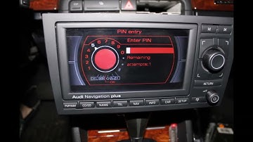How unlock AUDI chorus,concert,gamma symphony.RADIO SAFE Mode unlock code PIN decode