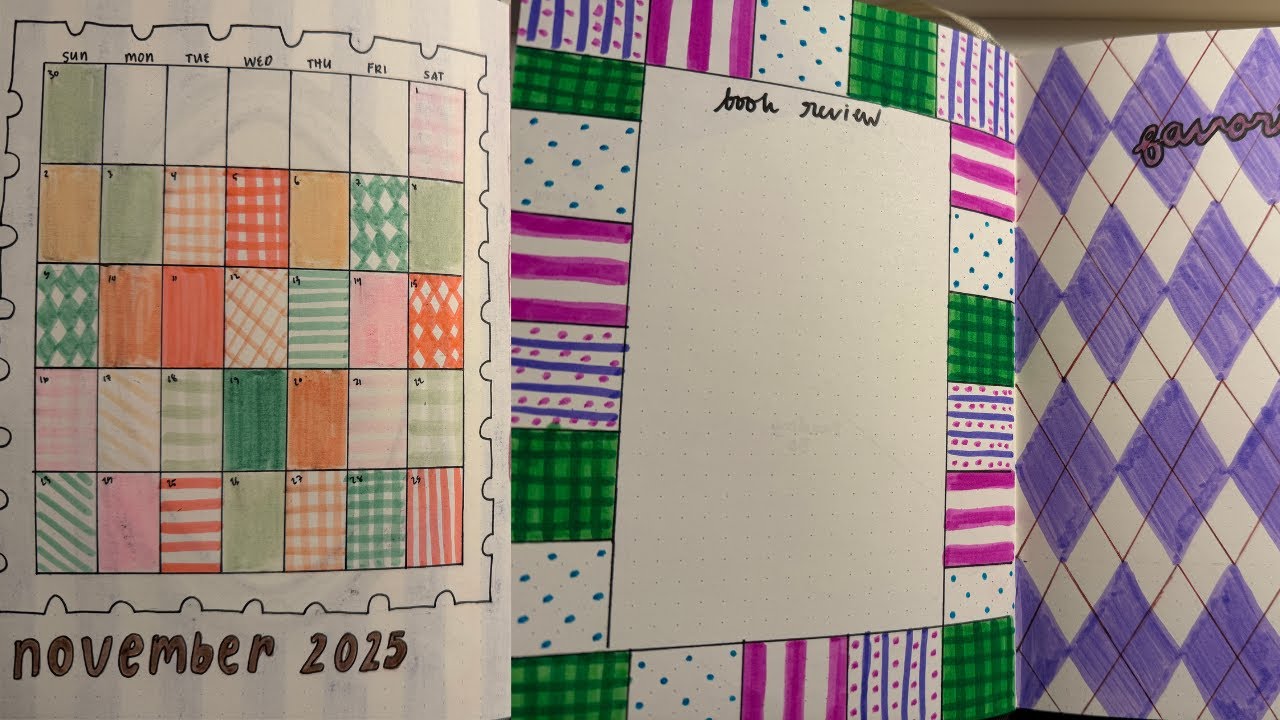 Designing a Bullet Journal That Feels Like a Sweater 🧤📓| November 2025 layout