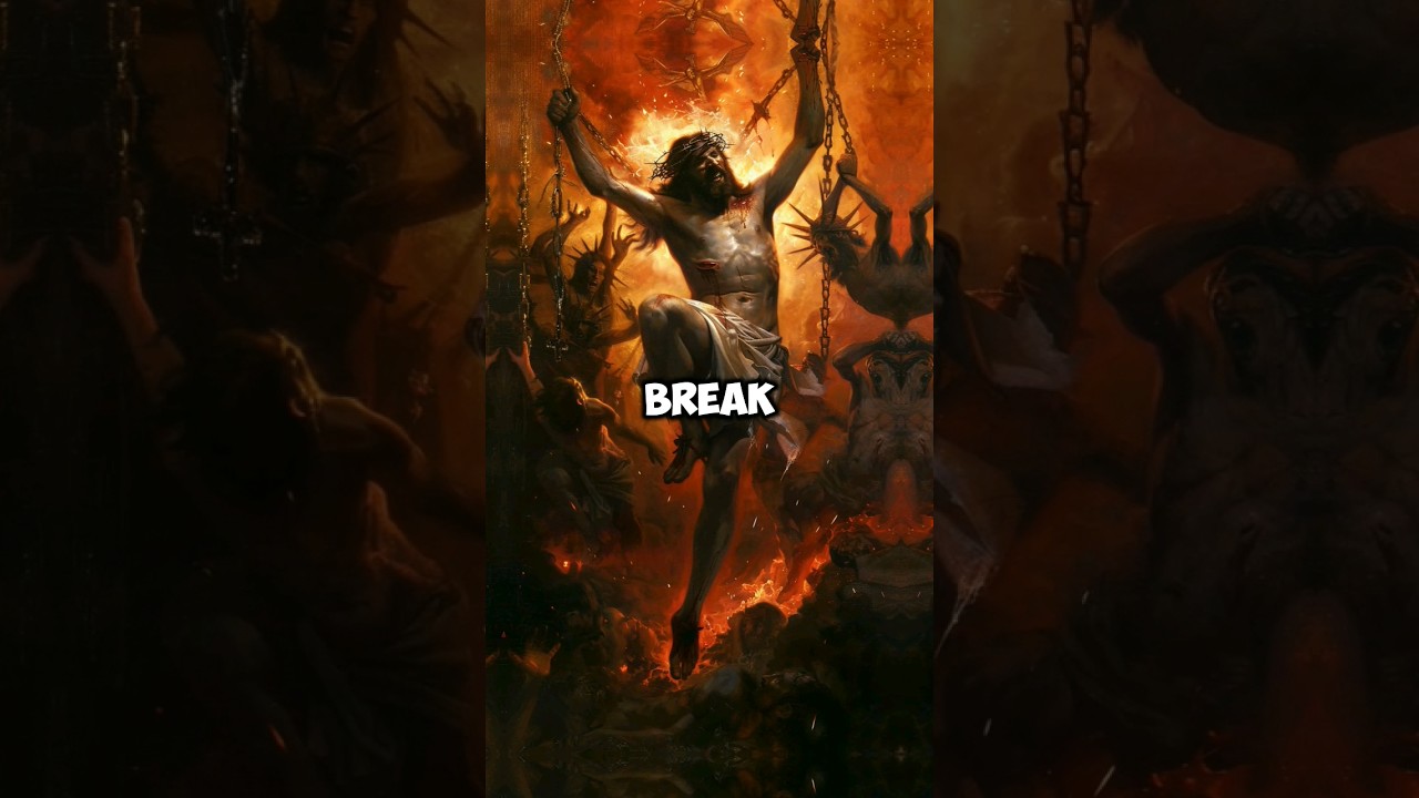 Jesus decided to go to HELL instead of heaven. But he went to hell for my good. He saved me 