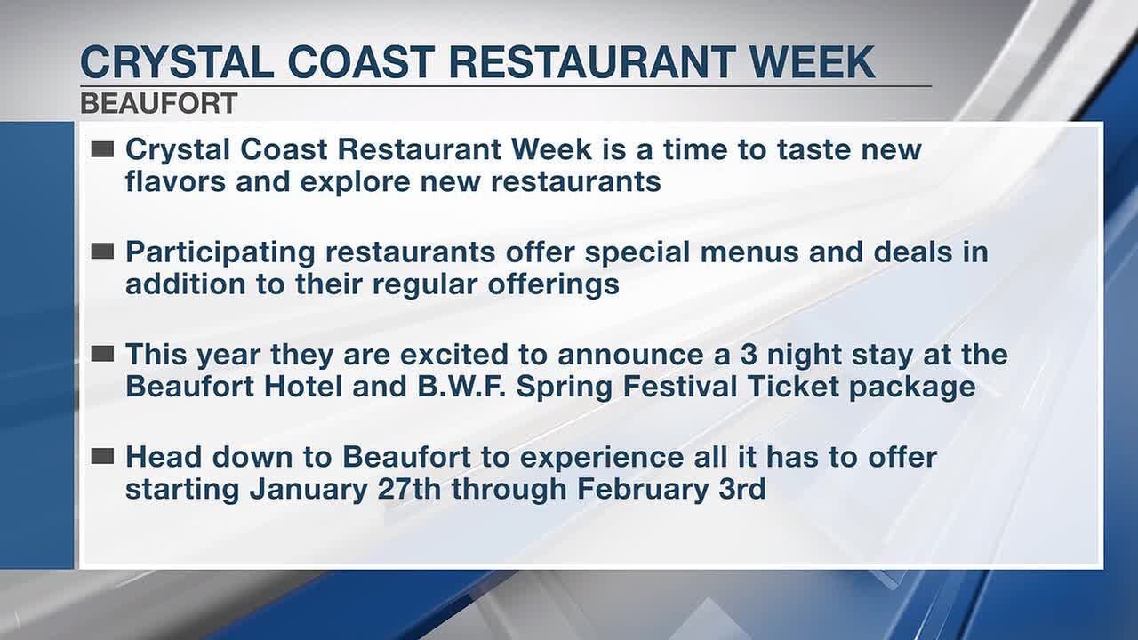 Crystal Coast Restaurant Week presented by Beaufort Wine and Food