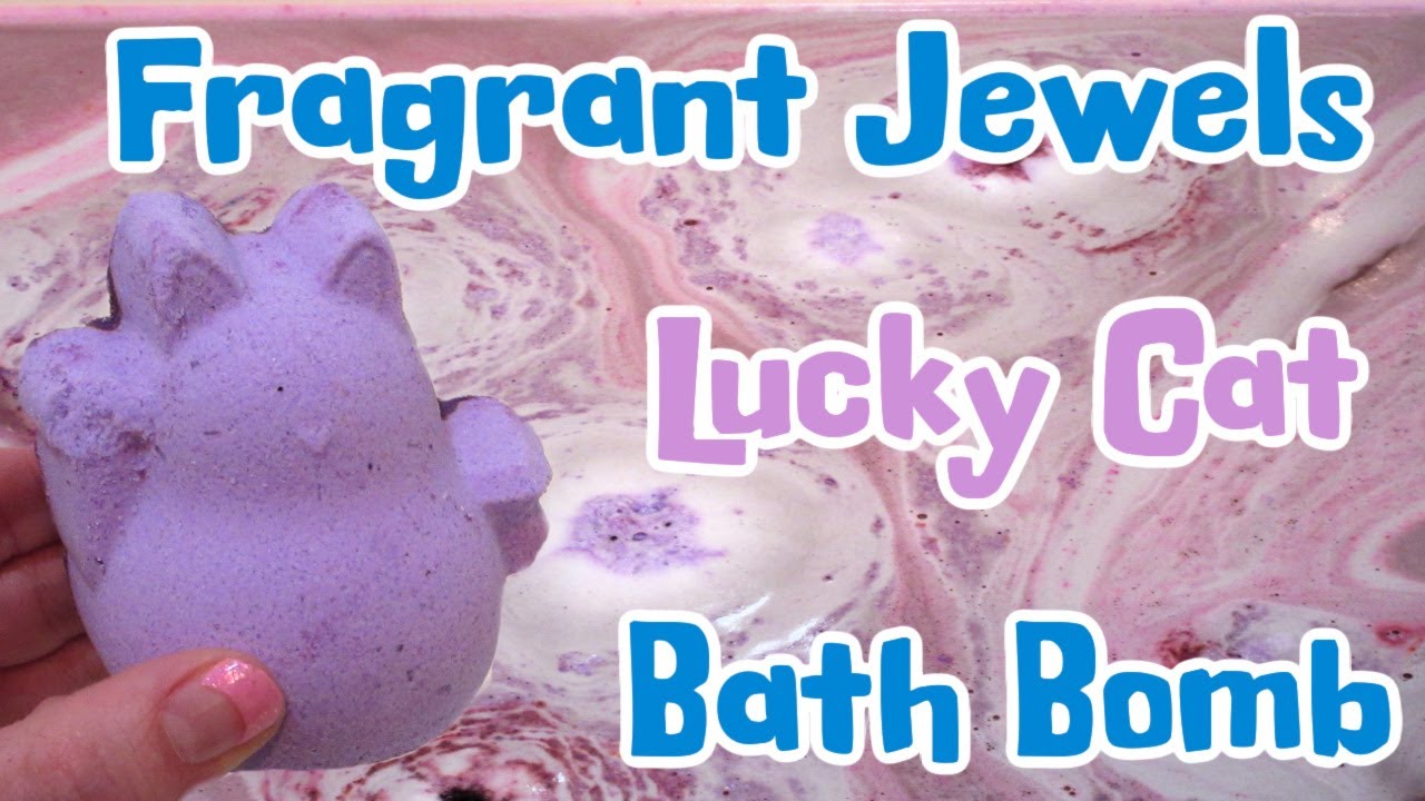Lucky Cat Bath Bomb | Fragrant Jewels Ring Reveal