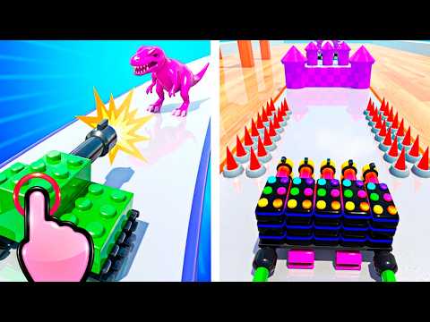 Modern Toy Brick Race Simulator 3D - Fidget Toy Brick Run - All Levels iOS Android GamePlay #6