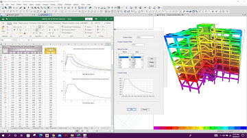 How to Import Response Spectrum data from Excel to Etabs